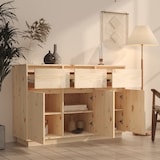 thumbnail of vidaXL Sideboard 110x34x75 cm Massivholz Kiefer