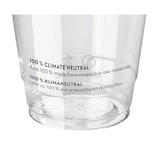 thumbnail of 50x BIO Trinkbecher 400ml + Domdeckel mit Rundloch aus Biokunststoff (PLA)