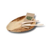 thumbnail of greenbox - Palmblatt Teller "Palmware®" 26 cm, tropfenförmig, 25 St.