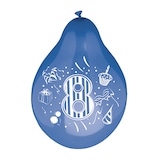 thumbnail of 72 Zahlenluftballons Ø 25 cm farbig sortiert "8"