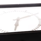 thumbnail of Horloge gare 60 cm -  Noir Rectangulaire Métal Amadeus 12.00x40.00 cm