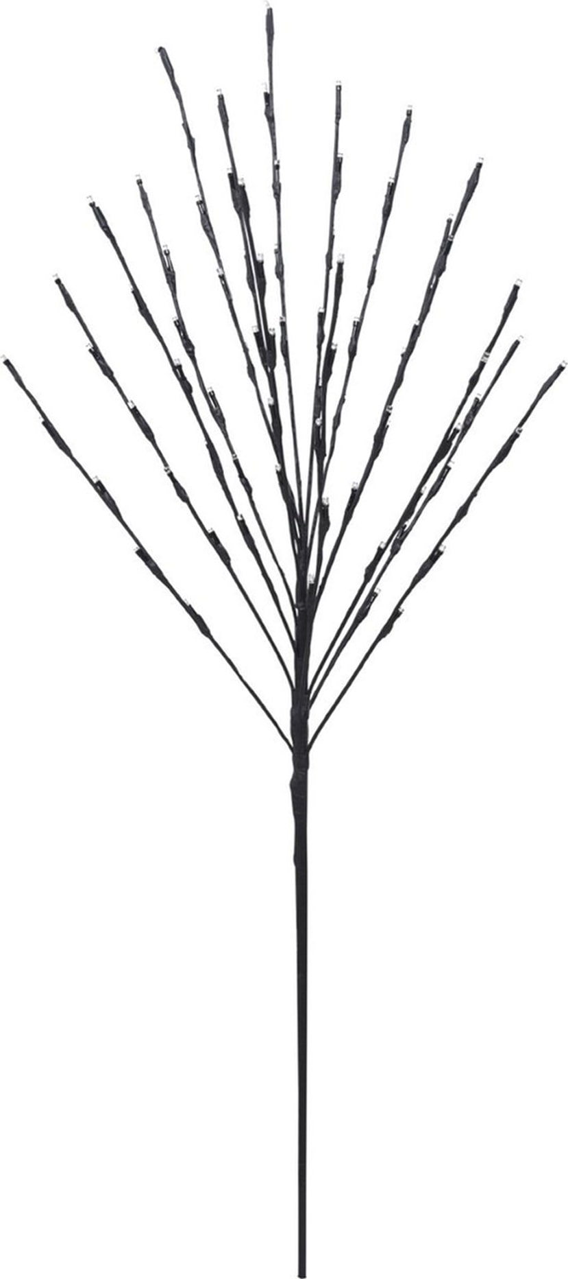 WellHome - 110 cm künstlicher Baum mit 80 warmweißen LED-Lichtern und Dual-Timer