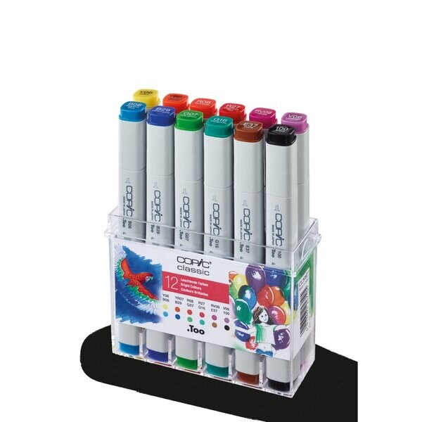 Layoutm. Copic Set Leuchtende Farbe 12 Stück