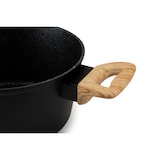 thumbnail of Excelsa Kochgeschirr Set 19 Stück Schwarz Wood Aluminium Schwarz