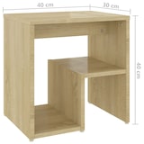 thumbnail of vidaXL Nachttische 2 Stk. Sonoma-Eiche 40x30x40 cm Holzwerkstoff