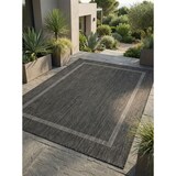 thumbnail of Teppich Balkon Unifarben Pflegeleicht Waschbar Strapazierfähig Terrasse Küche Läufer Schwarz 80x250 cm OEKO-TEX – ALSTER von Kadima Design