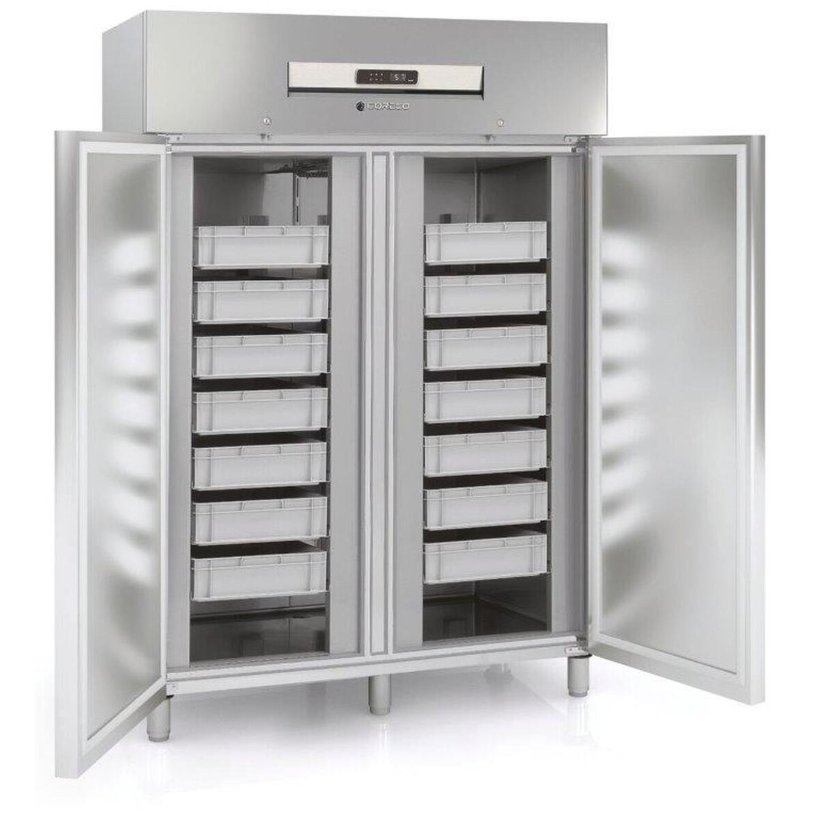 CORECO Armoire A Casiers - -5C - 1C - 1367X802X2115 - Livree Avec 7 Bacs 400X600X120 Mm - Capacite 1404L - 230/1/50 AP-1002