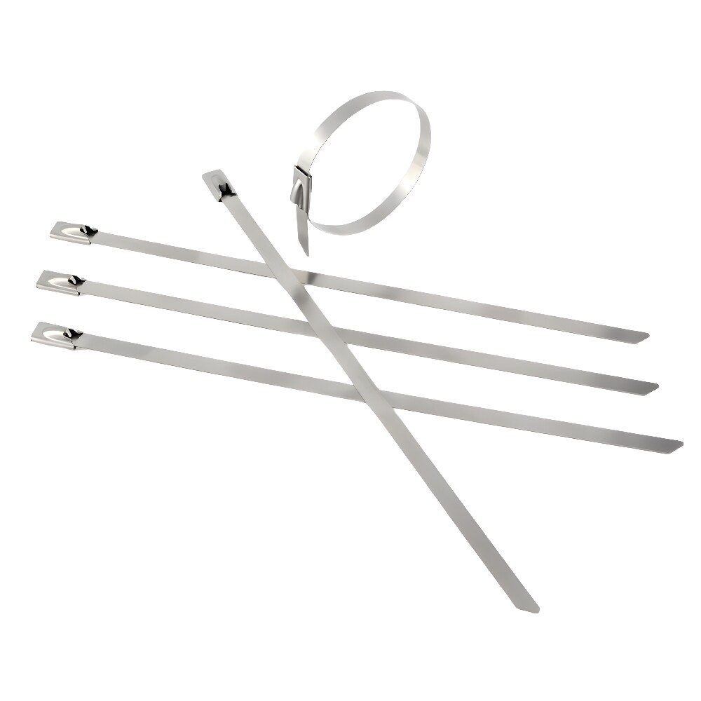 Edelstahl Kabelbinder Baby-Band Metall-Kabelbinder, V4A, Bandbreite:4.5 x 520 mm