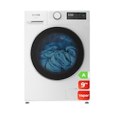 thumbnail of EVVO Lavadora 9 kg carga frontal Nature 9, 1350 rpm, Clase energética A, Motor Inverter, tambor diamante ePROTECT, 15 programas, Blanco