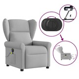thumbnail of vidaXL Massagesessel Elektrisch Wolkengrau Stoff