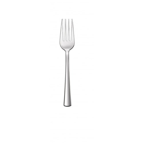 Sovie Tableware Mini Fingerfood Gabeln metallisiert aus Plastik, 10 cm, Silber, 100 Stück - Einweg Minigabeln
