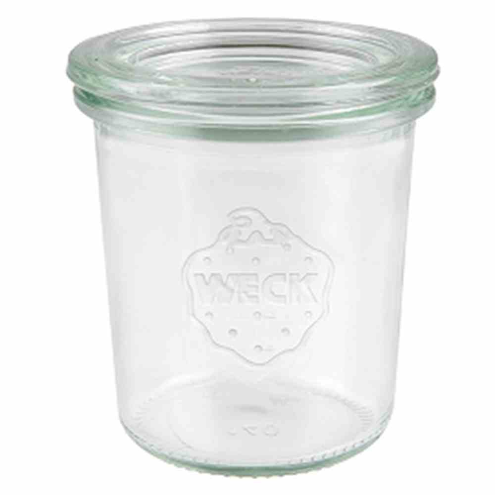 WECK Mini Sturzglas, Ø 6 cm, H: 6.9 cm, 140mL, mit Deckel, 12er Set