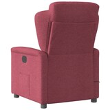 thumbnail of vidaXL Massagesessel Weinrot Stoff