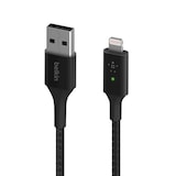 thumbnail of Belkin Boost UP Charge Smart LED Lightning/USB-A Kabel 1.2m schwarz