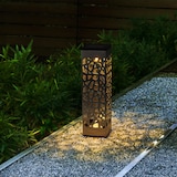 thumbnail of Lumisky 3 ORGANIC H31CM Solar-Bodenleuchten Stahl Grau