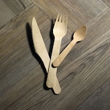 thumbnail of Firstpack CVB1 forchetta in legno usa e getta da 158 mm, scatola da 2000 pz (20x100).