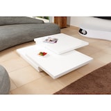 thumbnail of SalesFever Couchtisch rechteckig | 360 Grad drehbar | MDF-Holz | B 120 x T 80 x H 30 cm | weiß