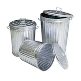 thumbnail of Contenedor de basura Biacchi de chapa galvanizada de 62 litros