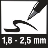 thumbnail of UNI-BALL Marqueur craie CHALK MARKER, pointe ogive moyenne Blanc