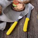 thumbnail of GRÄWE Tafel- Brötchenmesser / Frühstücksmesser Set gelb