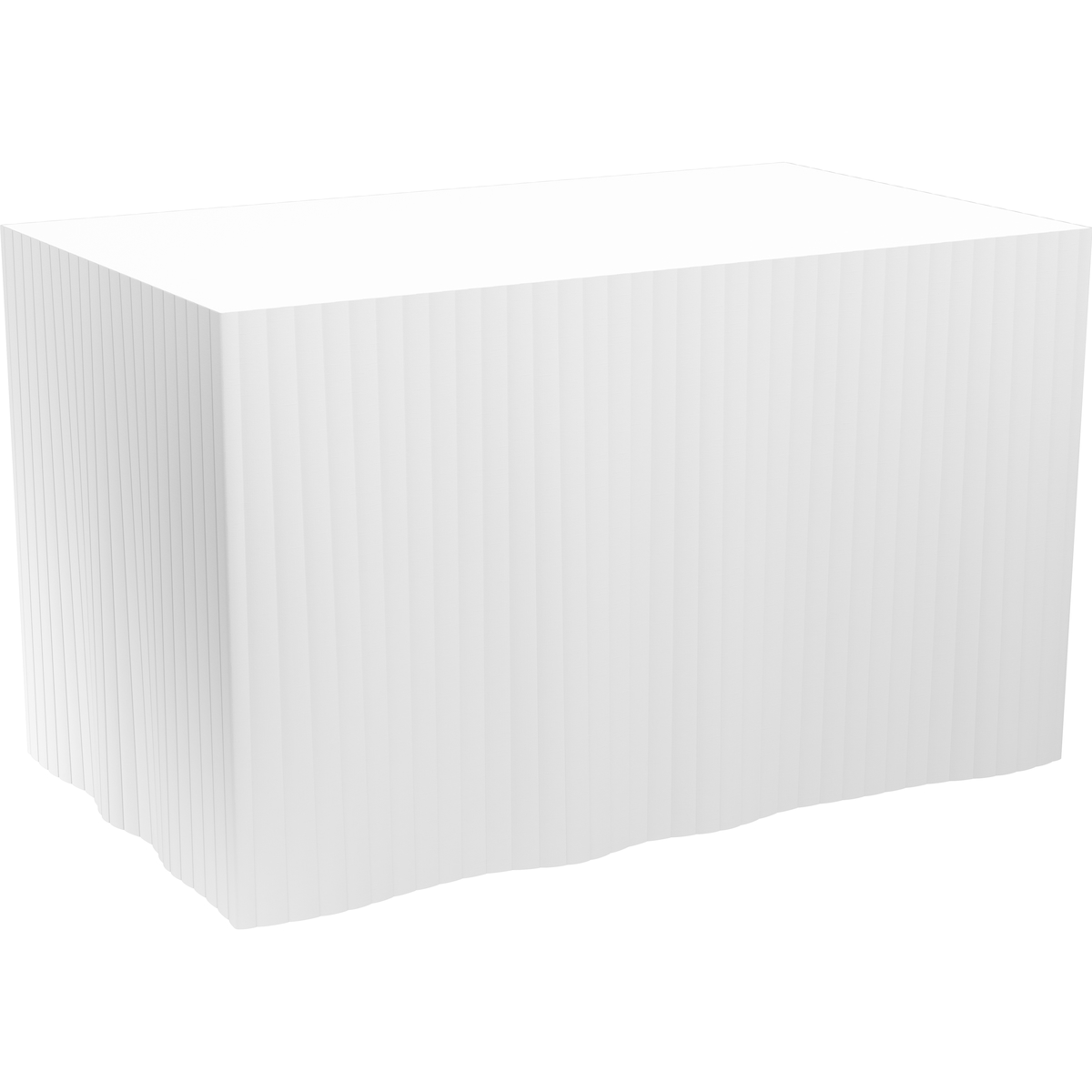 Duni Evolin -Skirtings 0,72 x 4 m Weiß, 5 Stk/Krt (5 x 1 Stk)