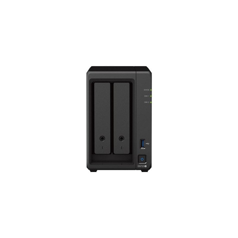 Serveur Nas Synology Diskstation Ds723+ 2 Baies 2 Go Noir