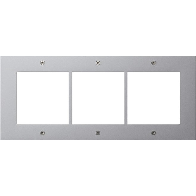 Gira Designrahmen 3fach alu 850365