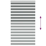 thumbnail of vidaXL Zebra rolgordijn 135x200 cm stofbreedte 130,9 cm donkergrijs