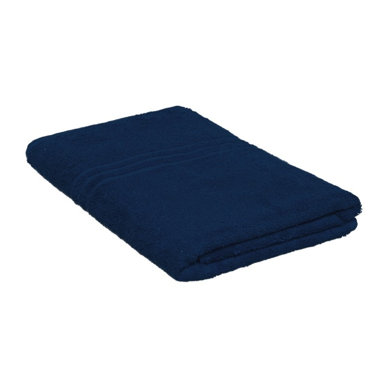Serviette de bain bleu marine 50x100 cm Supreme - LTITEX