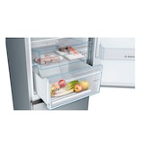 thumbnail of BOSCH réfrigérateur combiné 60cm 324l nofrost inox kgn36vled