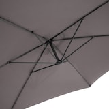 thumbnail of tectake Parasol zweefparasol Ciccio Ø 350cm met beschermhoes - grijs - 403428