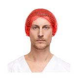 thumbnail of MONOUSO - Standardhaube aus Polypropylen Rot 2 elastichen Ø53cm (100 Stück)