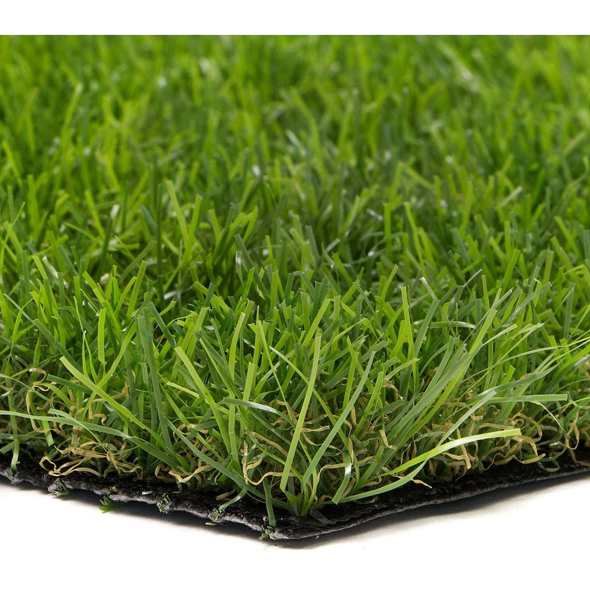 Prato Sintetico Manto Erboso Erba Finta Realistica Giardino 4 Sfumature di Colore Tappeto Erboso Sintetico Anti UV Atossico Drenante 30mm 2x5mt 10mq