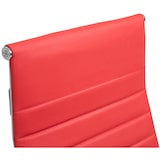 thumbnail of Bureaustoel Kolumbus Echt leer rood