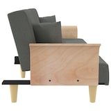 thumbnail of vidaXL Schlafsofa mit Armlehnen Dunkelgrau Stoff