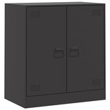 thumbnail of Helloshop26 - Buffet bahut commode armoire meuble de rangement organisateur cuisine salle de séjour salon 67 x 39 x 73 cm acier noir 02_0036013