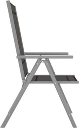 thumbnail of vidaXL 7-tlg. Garten-Essgruppe Aluminium Silbern und Schwarz