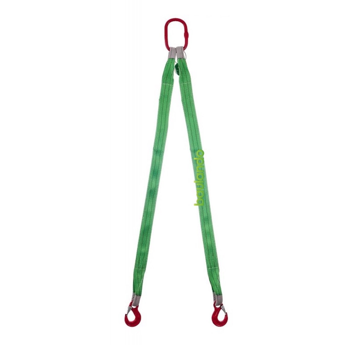 Hebebandgehänge 2 Strang 1400 kg 3 Meter Ösenhaken, Anschlagkette