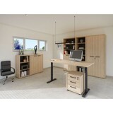 thumbnail of Matelpro - Armoire basse de bureau contemporaine chêne sable Lexos - Moderne & Design -Chêne sable -  -Types de portes: Battantes