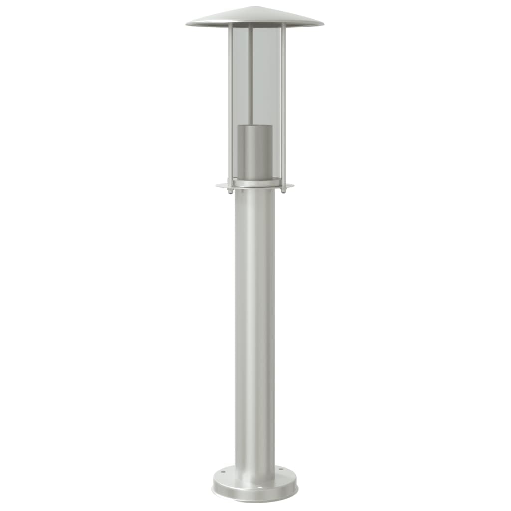 Helloshop26 - Lampadaire d'extérieur argenté 60 cm acier inoxydable Argent 02_0042518