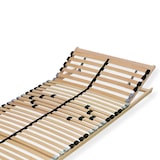 thumbnail of Lattenbodem 80x200, Verstelbaar hoofdeinde, Ergonomische 7-zone lattenbodem, Beukenhout, 28 latten, Gemaakt in Duitsland, Zelf te monteren, tot 150 kg