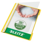 thumbnail of Sichthefter A4 PVC langes Beschriftungsfenster gelb Packung mit 25 Stück