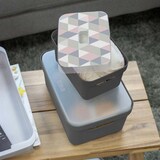 thumbnail of Boite de rangement Sigma home Box 2.5 L (Lot de 3) Anthracite Sunware