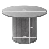 thumbnail of ML-Design Couchtisch rund Ø60x40 cm, Betonoptik Grau, Wohnzimmertisch mit überstehender Tischplatte, moderner Beistelltisch