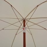 thumbnail of Parasol de jardin avec mât en acier 240 cm Sable Modèle Jardin Upsilon