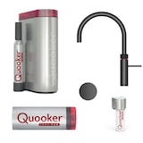 thumbnail of Wasserkocher Quooker PRO3 Flex schwarz FXRBLK mit CUBE und Filter Starter Set