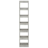 thumbnail of vidaXL Bücherregal/Raumteiler Betongrau 40x30x198 cm