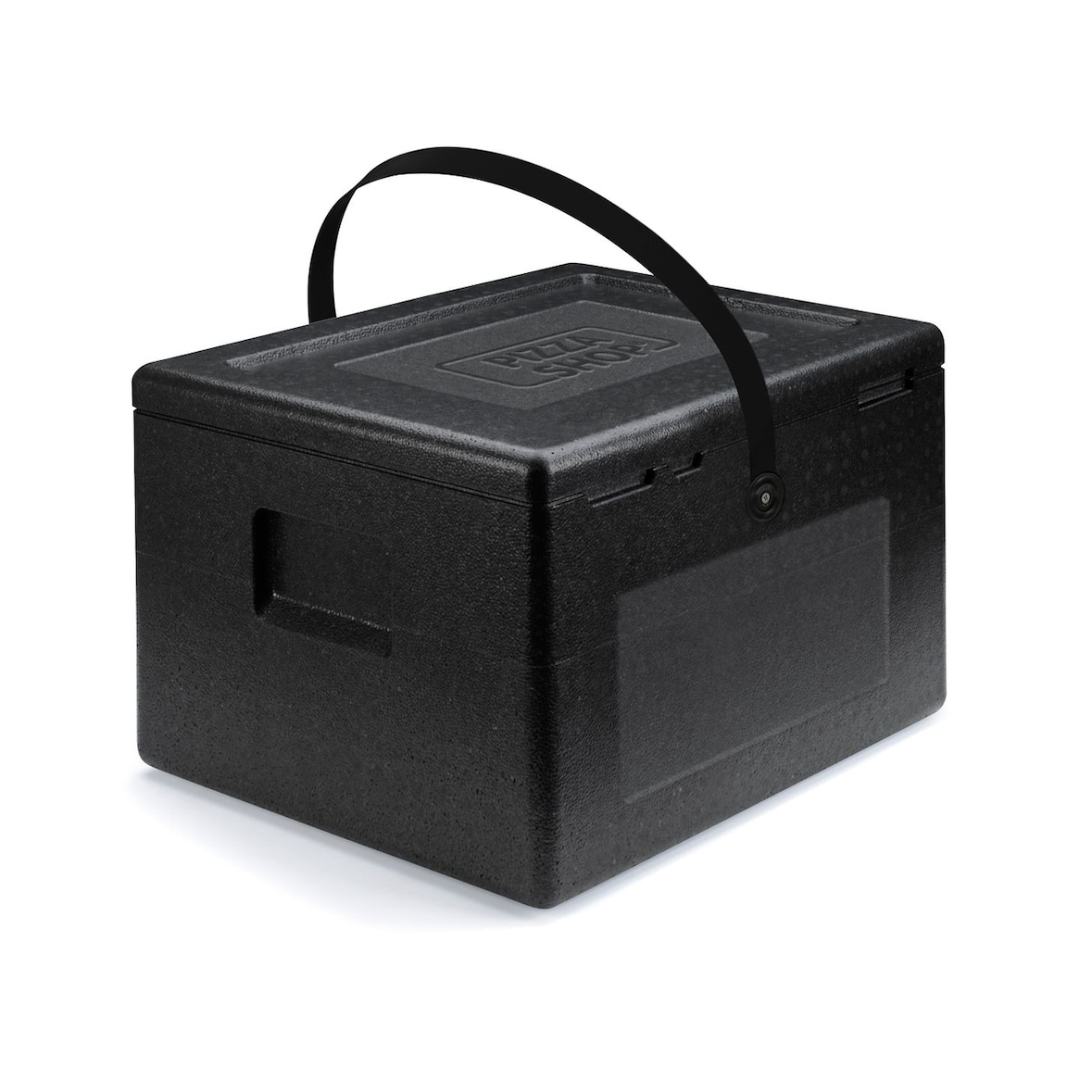 Conteneur isotherme pizzashop avec anse noire