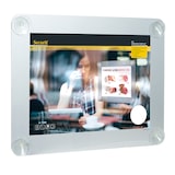 thumbnail of Securit® Porte-affiche A3 pour vitrine - Gris - Avec 4 ventouses - Double-face