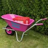 thumbnail of Schubkarre Proseccokutsche PP 100 L 250 kg Gartenschubkarre Schiebkarre pink